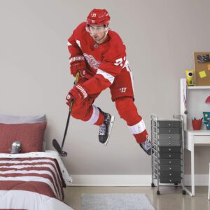 Dylan Larkin for Detroit Red Wings - Officially Licensed NHL Removable Wall Decal Life-Size Athlete + 2 Decals (52"W x 73"H) by