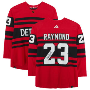 Lucas Raymond Detroit Red Wings Autographed 2022-23 Reverse Retro Adidas Authentic Jersey