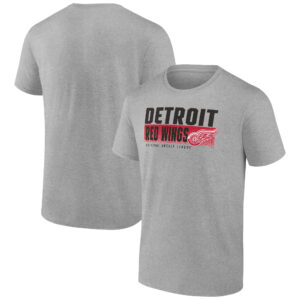 Men's Fanatics Branded Heathered Gray Detroit Red Wings Jet Speed T-Shirt