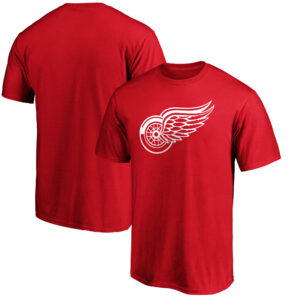 Men's Fanatics Branded Red Detroit Red Wings Primary Logo Team T-Shirt