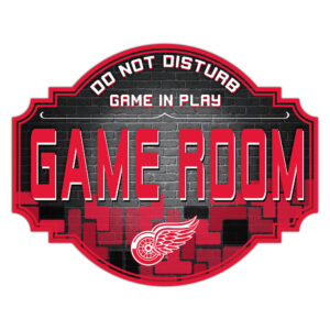 Detroit Red Wings 12'' Game Room Tavern Sign