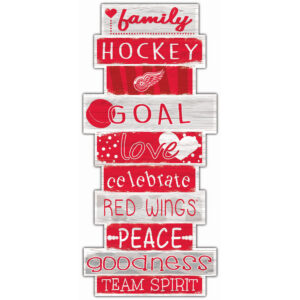 Detroit Red Wings 24'' Celebrations Stack Sign